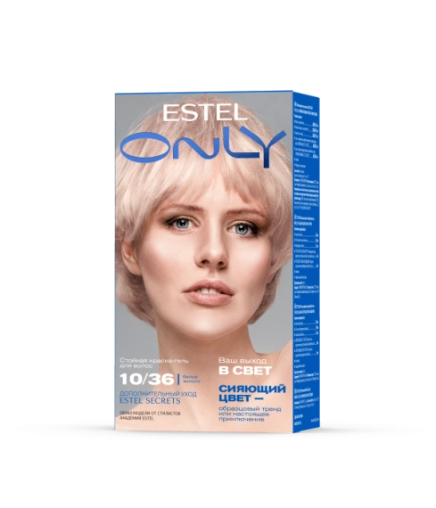 Белое золото | Светлый блондин золотисто-фиолетовый EO10/36